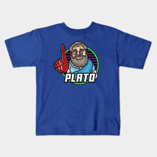 PLATO FOAM FINGER Kids T-Shirt